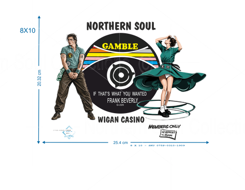 *Northern Soul Print - SKU PR0310 GB Spinning Gamble