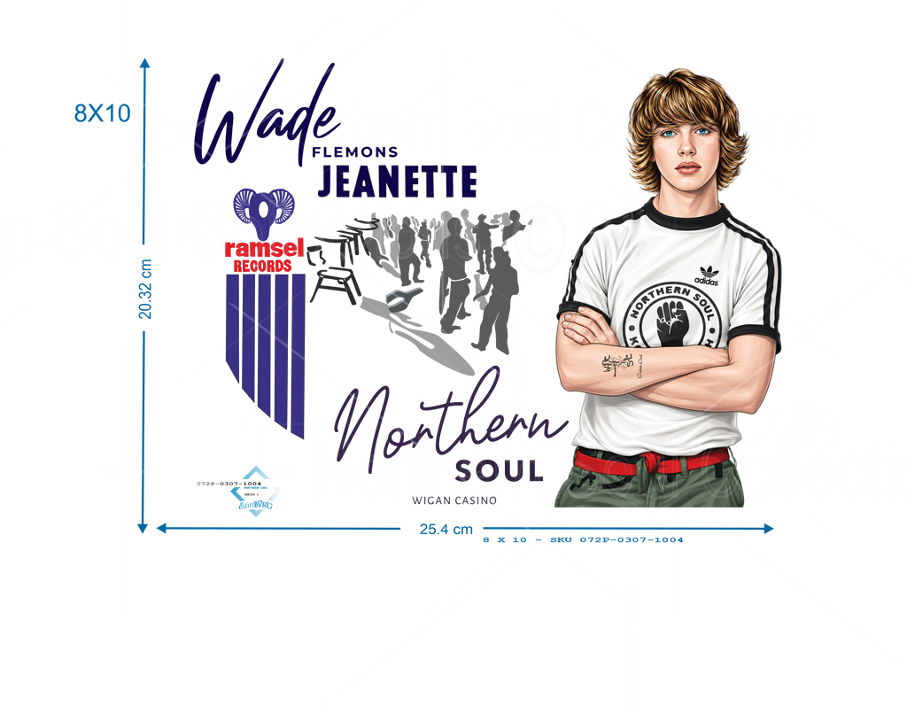 *Northern Soul Print - SKU PR0302*Casino Club - Adidas Boy