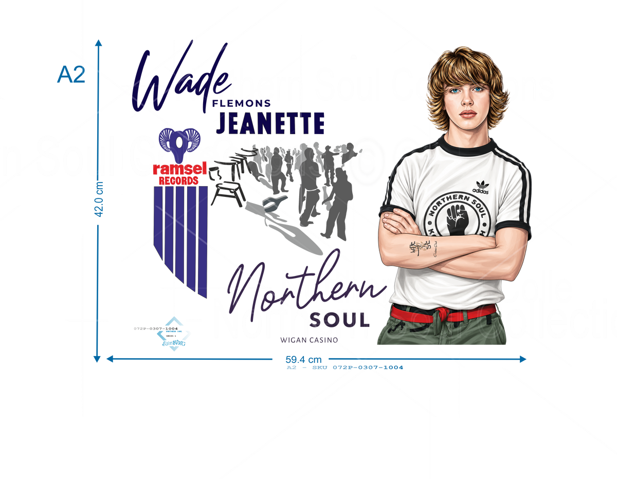 *Northern Soul Print - SKU PR0302*Casino Club - Adidas Boy
