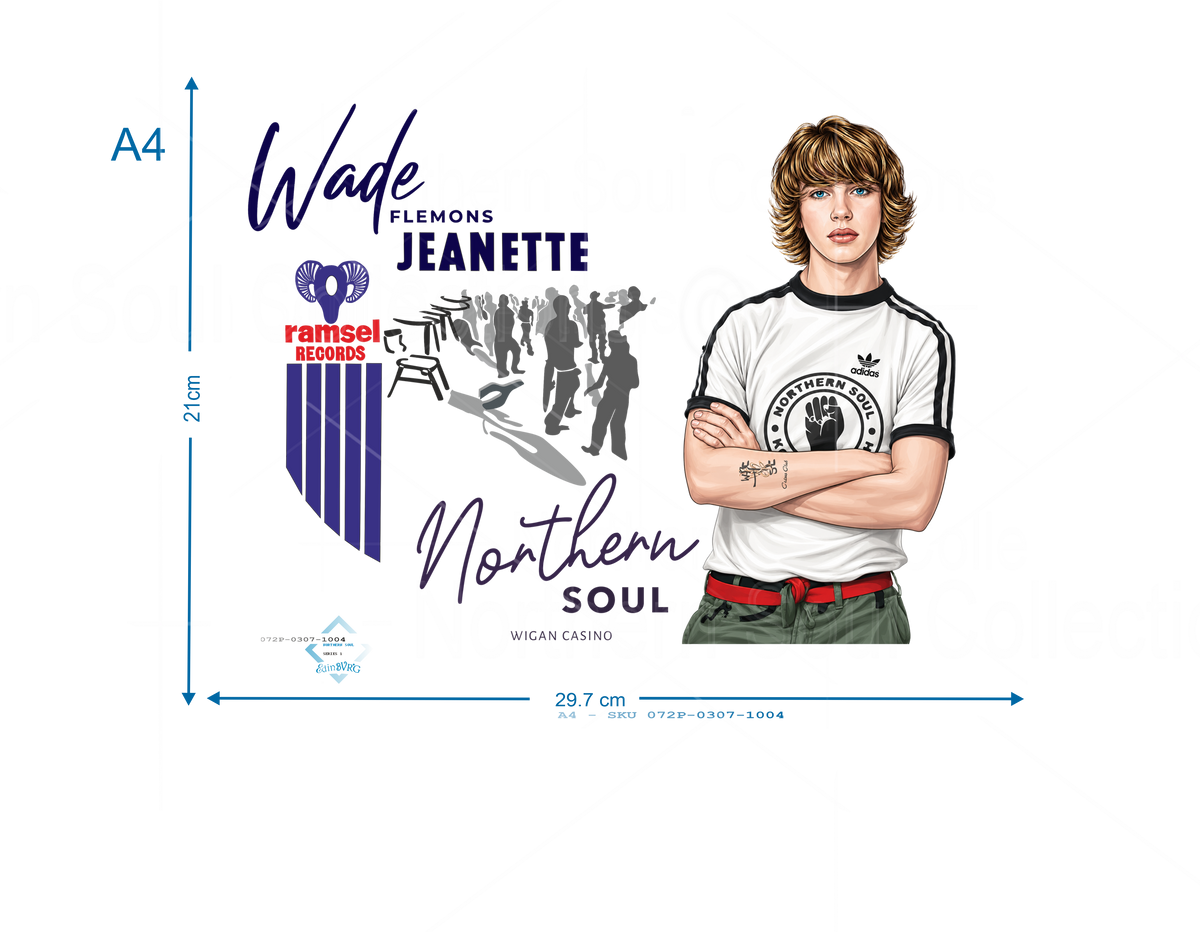 *Northern Soul Print - SKU PR0302*Casino Club - Adidas Boy