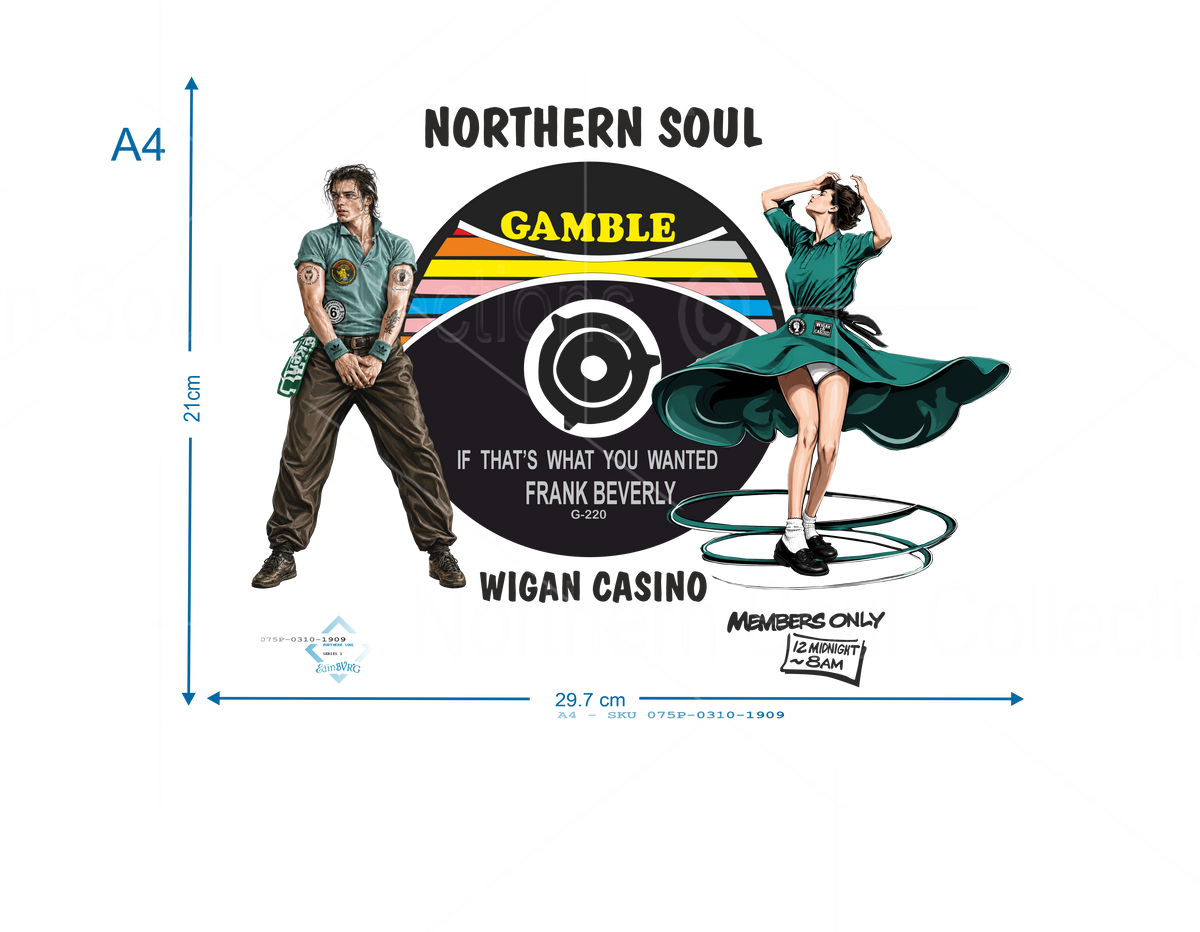 *Northern Soul Print - SKU PR0310 GB Spinning Gamble