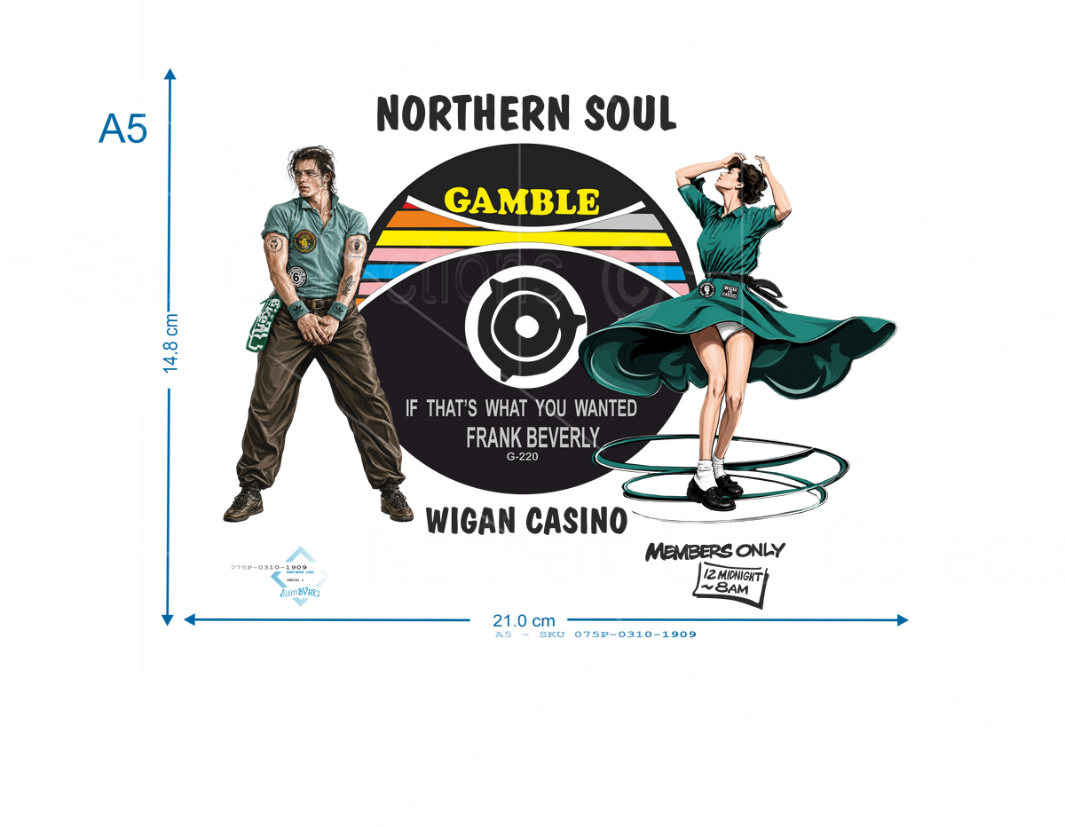 *Northern Soul Print - SKU PR0310 GB Spinning Gamble