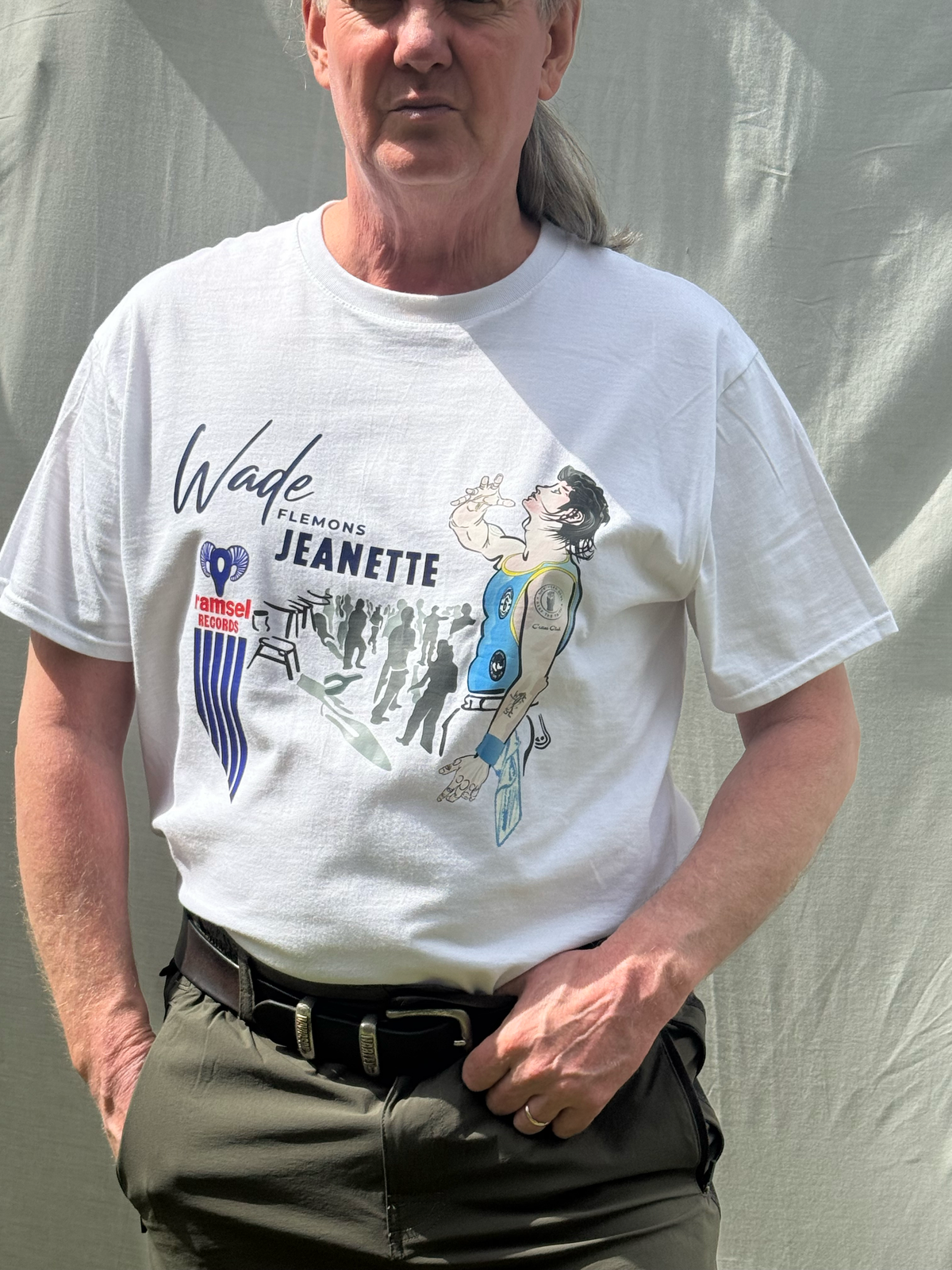 T-Shirt - SKU TS0102 - Deep In Thought - Wade Flemons