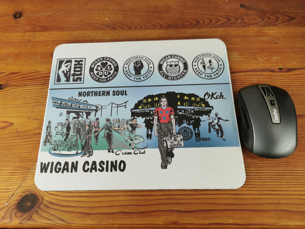 Mouse Mat - SKU MO0407 - Casino Club Spinning Girl
