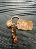 Keyring - SKU TS0075 - Stainless Steel - Bronze 3 set Walk-in!