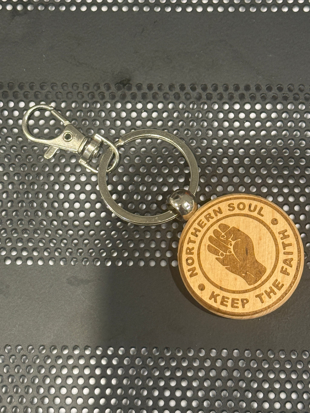 Keyring - SKU TS0116 - Wooden - Round