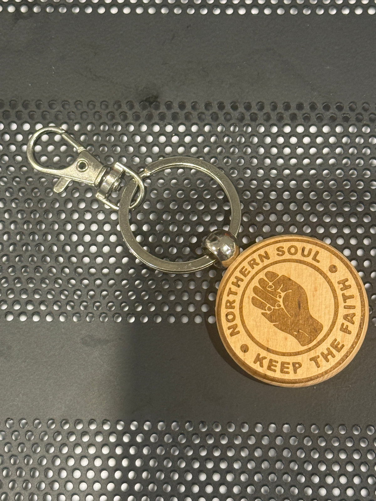 Keyring - SKU TS0116 - Wooden - Round