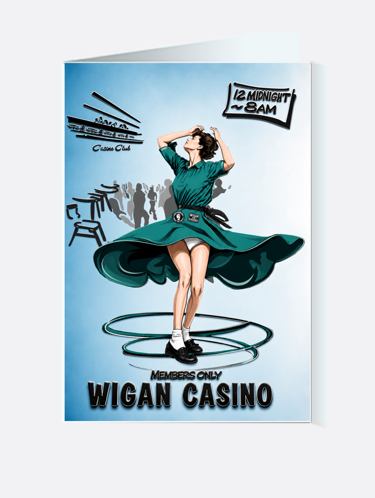 Gift Card - SKU GC0730P - Spinning Girl 1