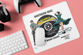 Mouse Mat - SKU MO0401 - Green Boy - Spinning