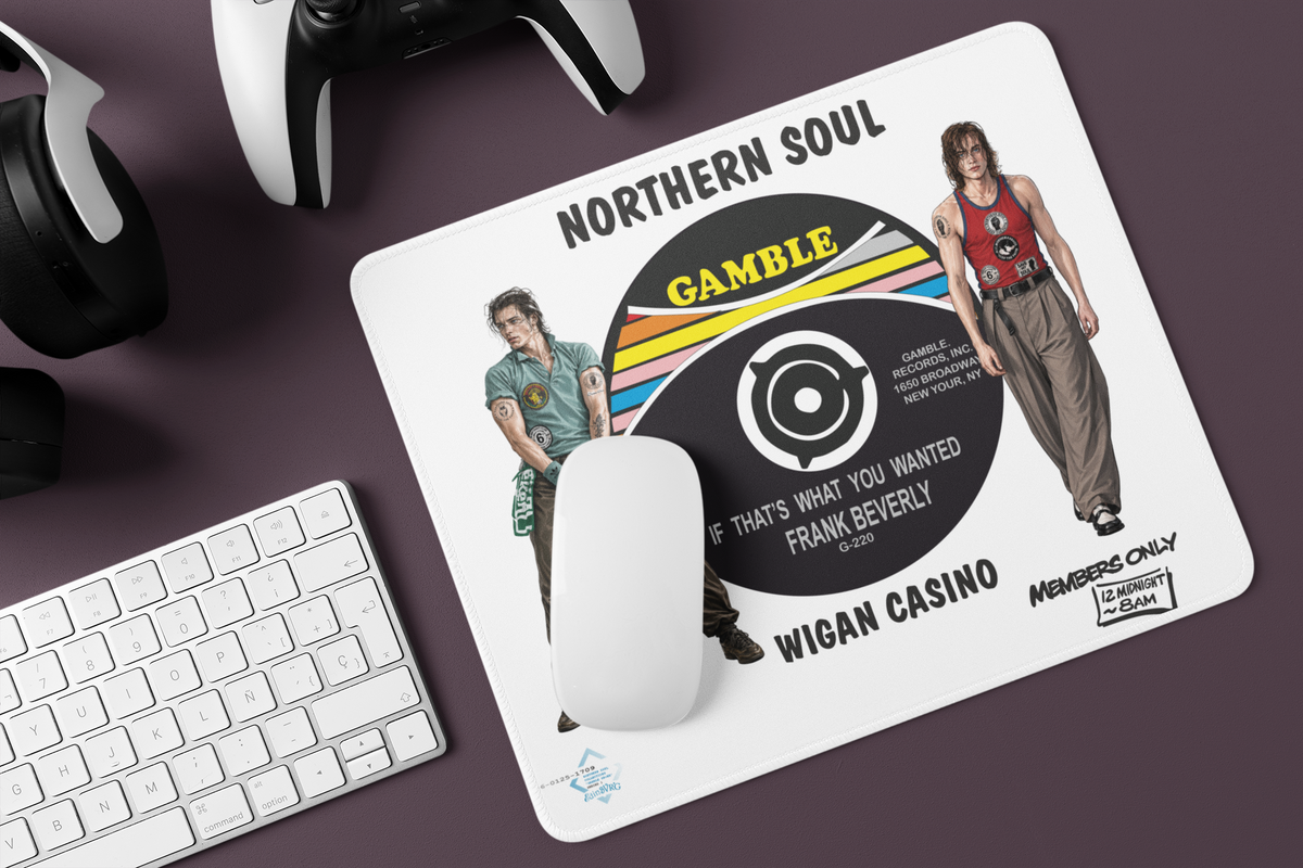 Mouse Mat - SKU MO0402 - Gamble - Green Boy & Wet Boy