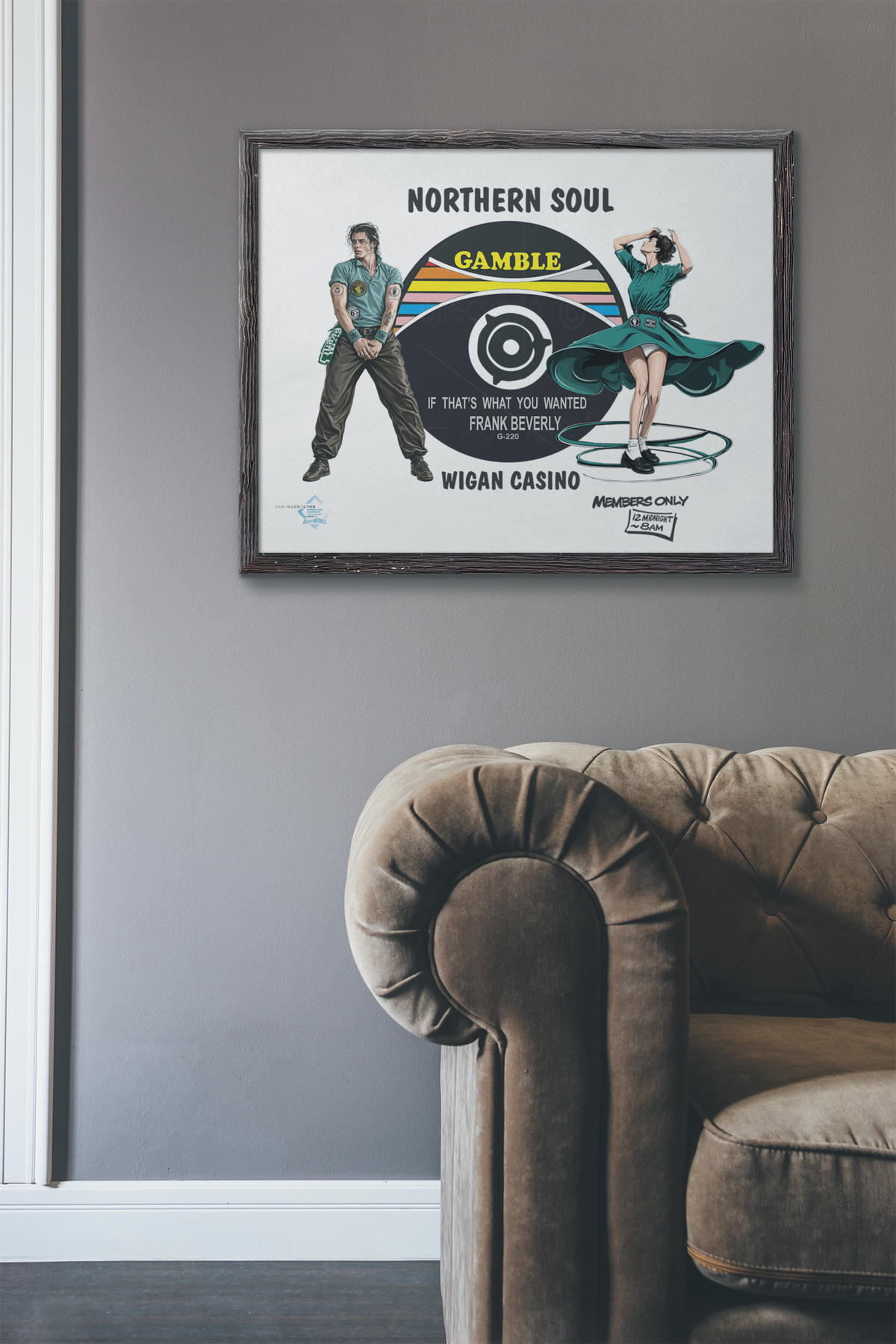 *Northern Soul Print - SKU PR0310 GB Spinning Gamble