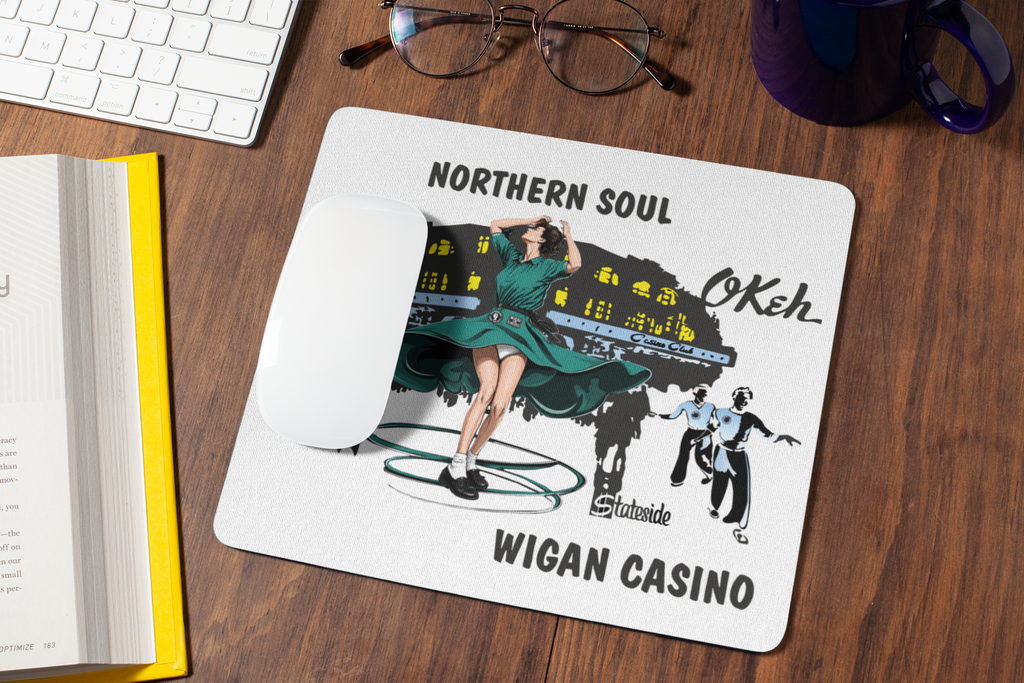 Mouse Mat - SKU MO0505 - Spinning Girl - Casino Club