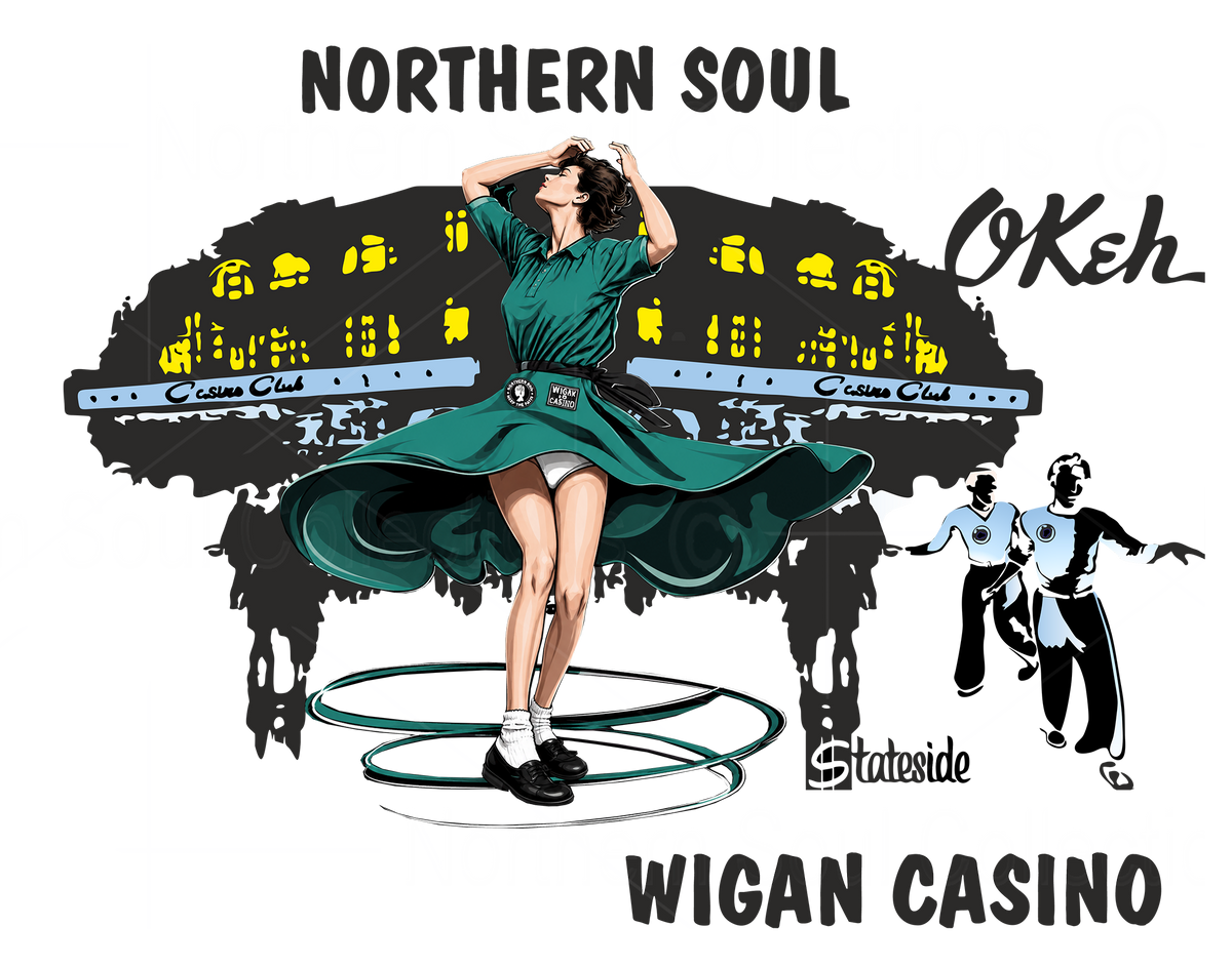 *Coaster - SKU CO5421  - Square - Spinning Girl