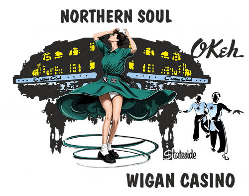 *Coaster - SKU CO5421  - Square - Spinning Girl