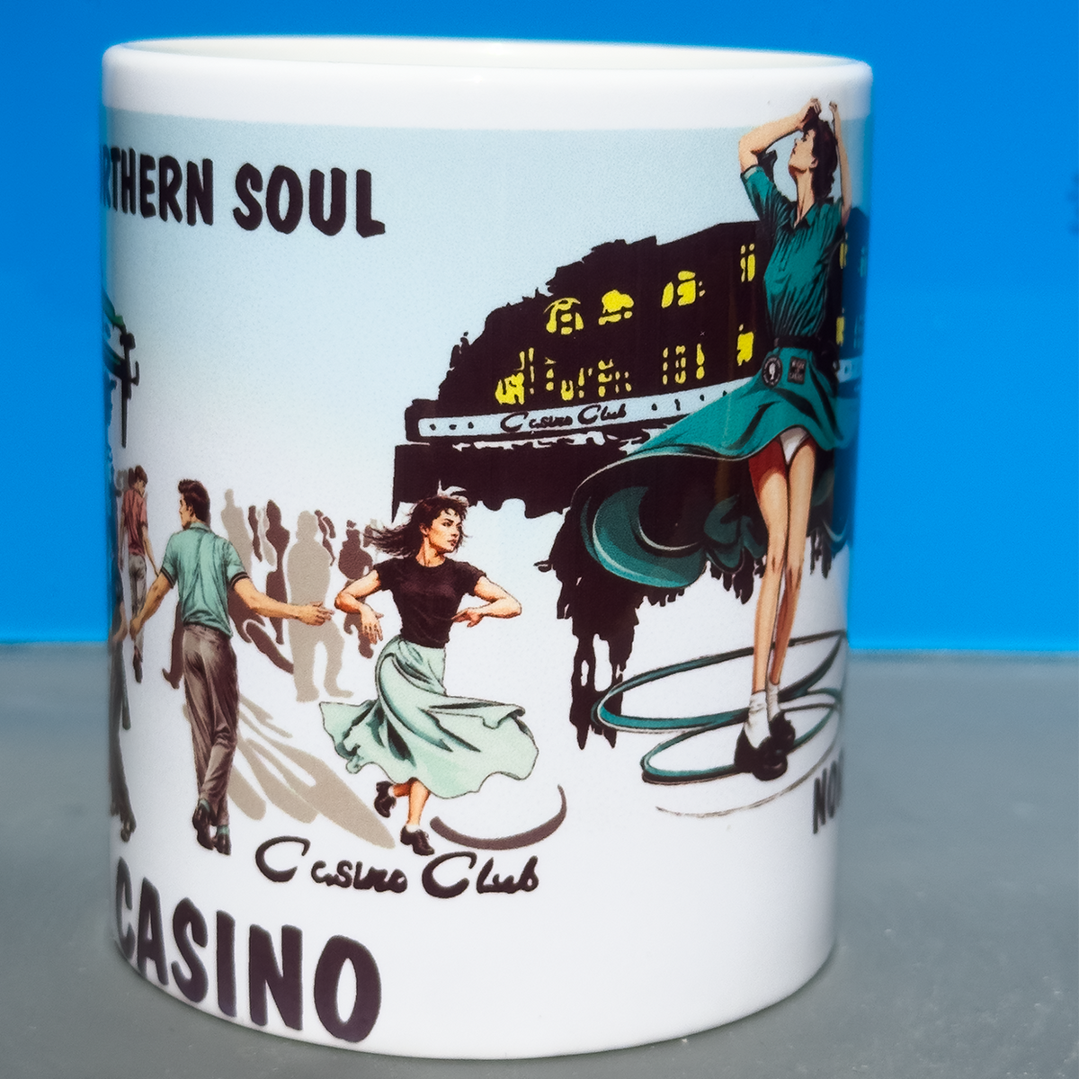*Mug - SKU MG0205 - Casino Club Spinning Girl