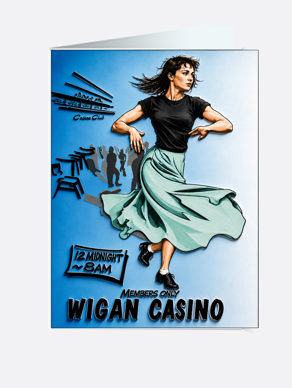 *Gift Card - SKU GC0702P - Spinning Girl 2