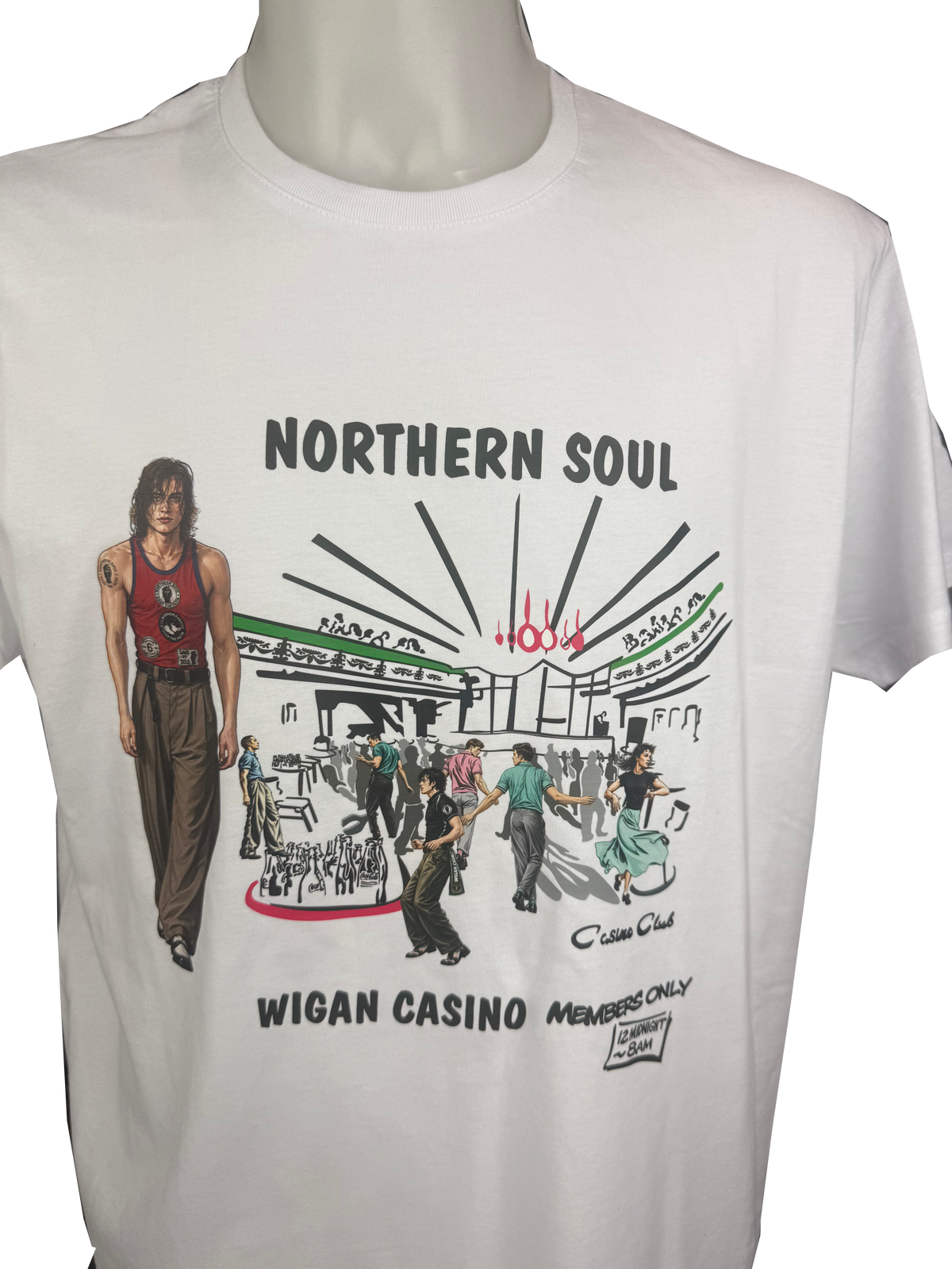 T-Shirt - SKU TS1201 - Wet Boy - Wigan Casino Dance Floor