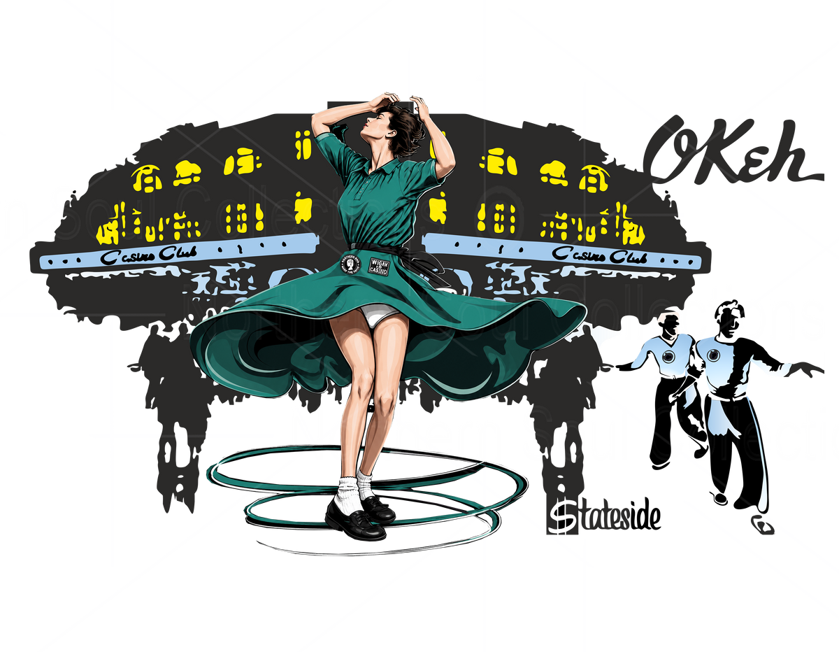 Mouse Mat - SKU MO0505 - Spinning Girl - Casino Club