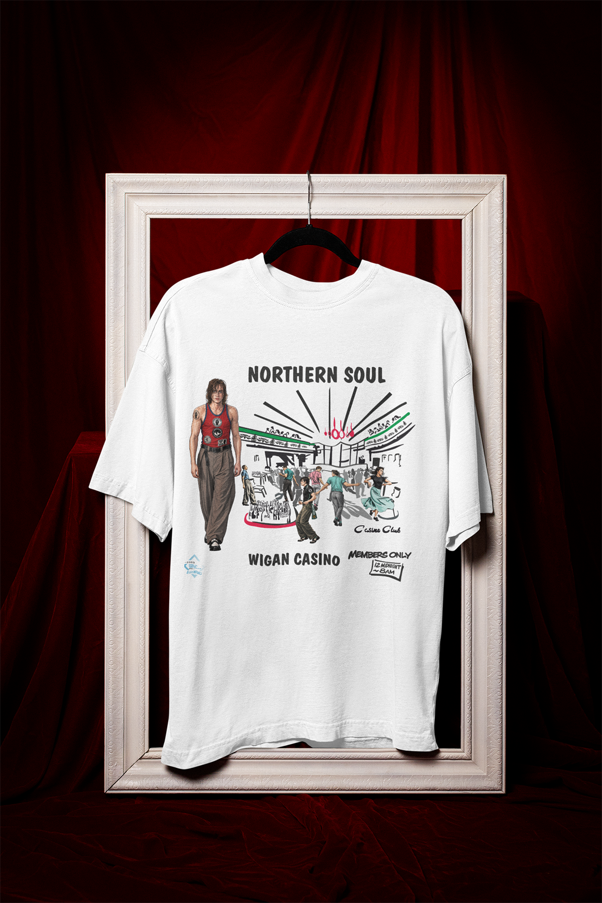 T-Shirt - SKU TS1201 - Wet Boy - Wigan Casino Dance Floor