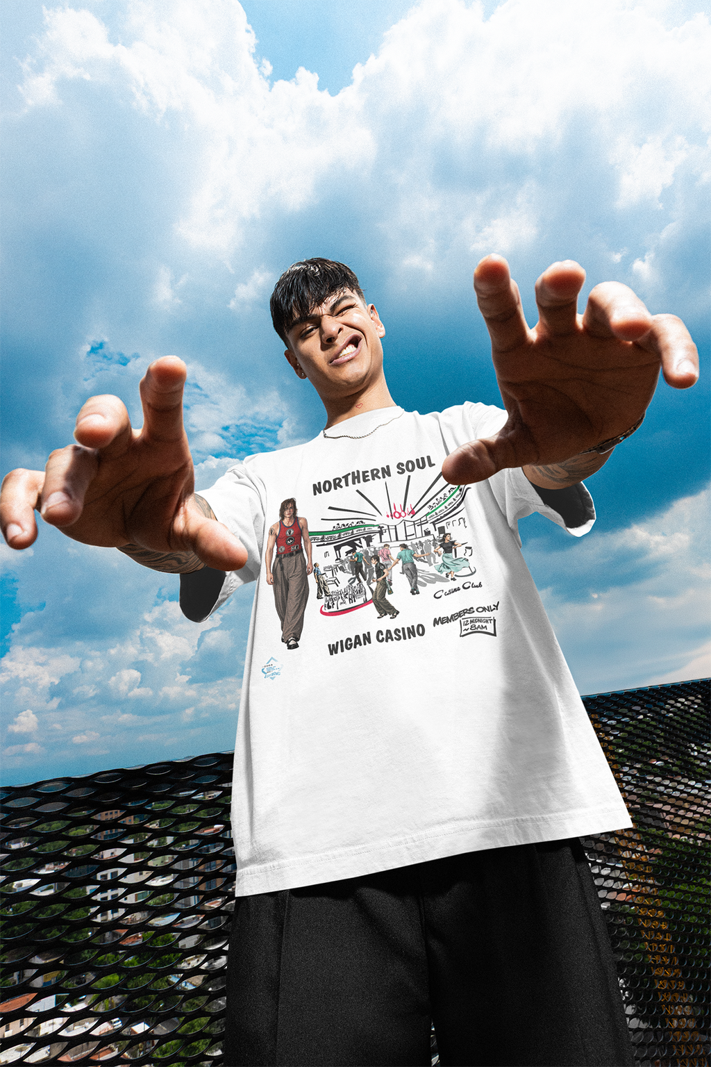 T-Shirt - SKU TS1201 - Wet Boy - Wigan Casino Dance Floor